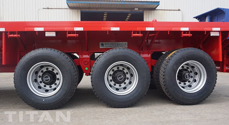 40 Foot Flatbed Trailer Tri Axle for Sale in Cost Rica