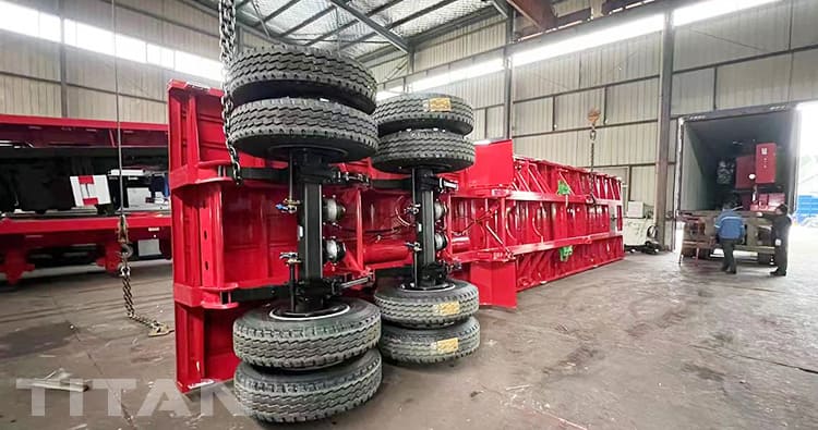 40Ft Low Bed Trailer Price and 3 Axle 40 Ft Flat Bed Trailer for Sale in Guyana