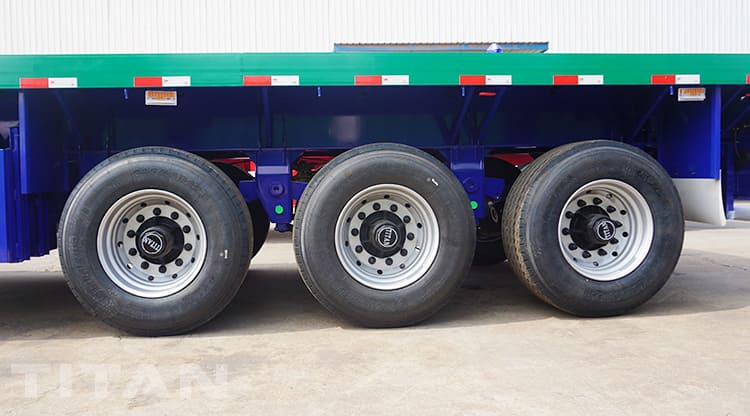 3 Axle 40Ft Flatbed Trailer for Sale in Mozambique Beira