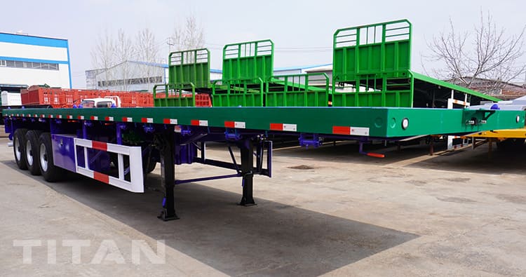 3 Axle 40Ft Flatbed Trailer for Sale in Mozambique Beira