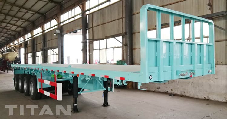 4 Axle Flatbed Semi Trailer for Sale in Ghana