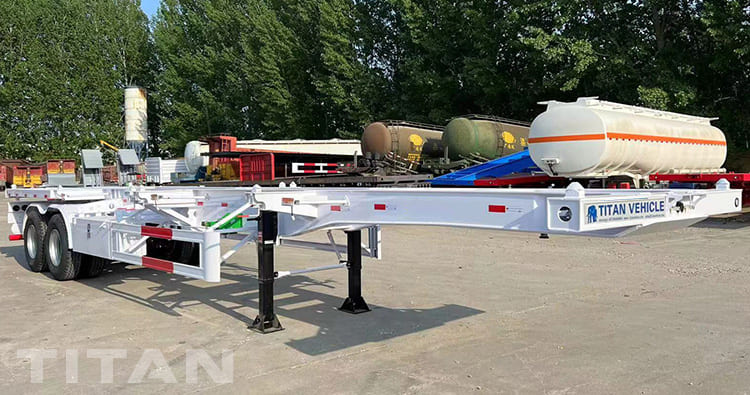 3 Axle 40Ft Skeleton Trailer for Sale in Zambia