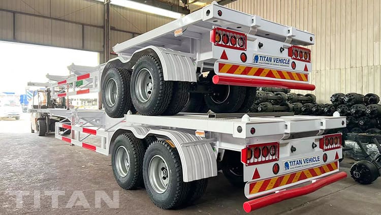 3 Axle 40Ft Skeleton Trailer for Sale in Zambia