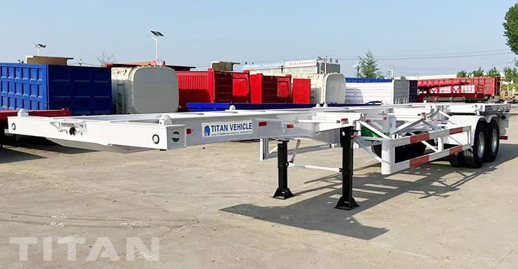 3 Axle 40Ft Skeleton Trailer for Sale in Zambia