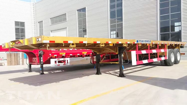 40Ft 2 Axle Flatbed Trailer for Sale in Namibia