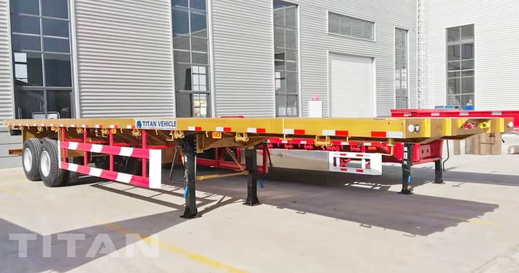 40Ft 2 Axle Flatbed Trailer for Sale in Namibia