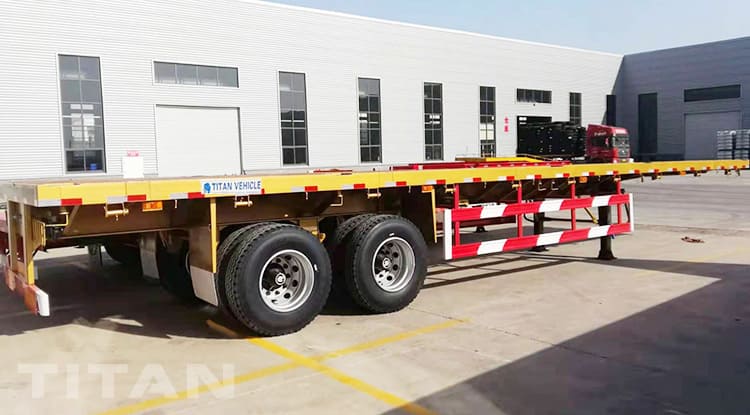 40Ft 2 Axle Flatbed Trailer for Sale in Namibia