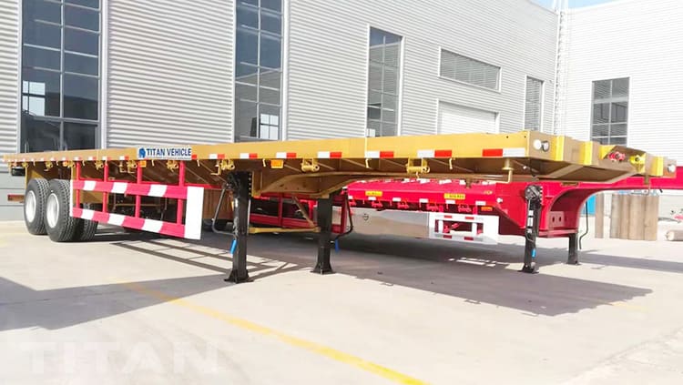 40Ft 2 Axle Flatbed Trailer for Sale in Namibia