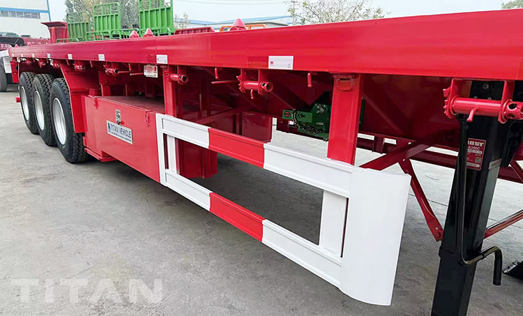 40Ft Flatbed Trailer 3 Axle for Sale in Mauritius