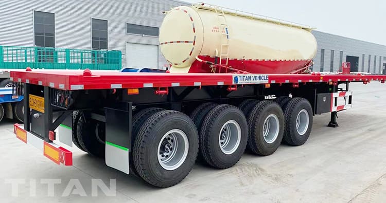 48Ft 4 Axle Flatbed Trailer for Sale in Eritrea