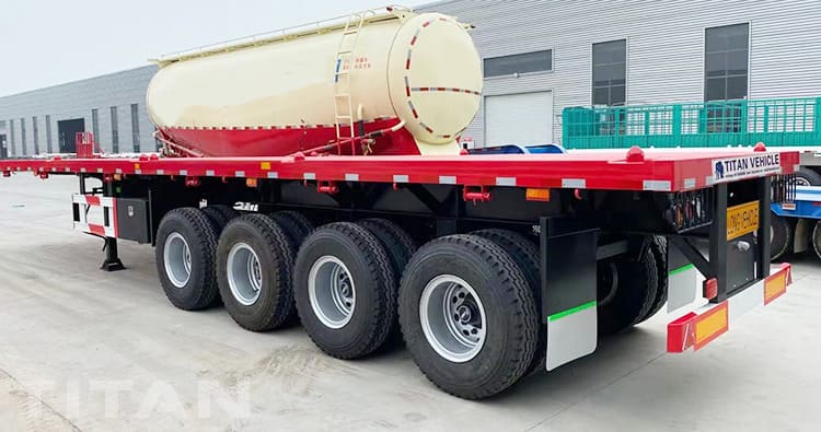 48Ft 4 Axle Flatbed Trailer for Sale in Eritrea