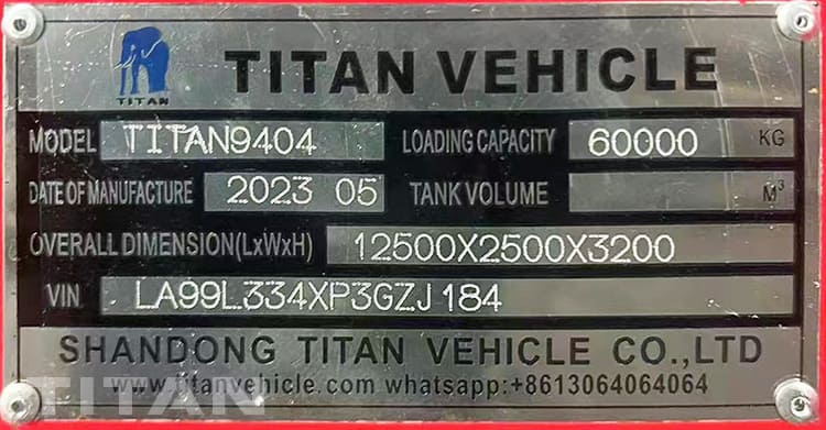 60 Ton Tri Axle Drop Side Semi Trailer for Sale in Senegal
