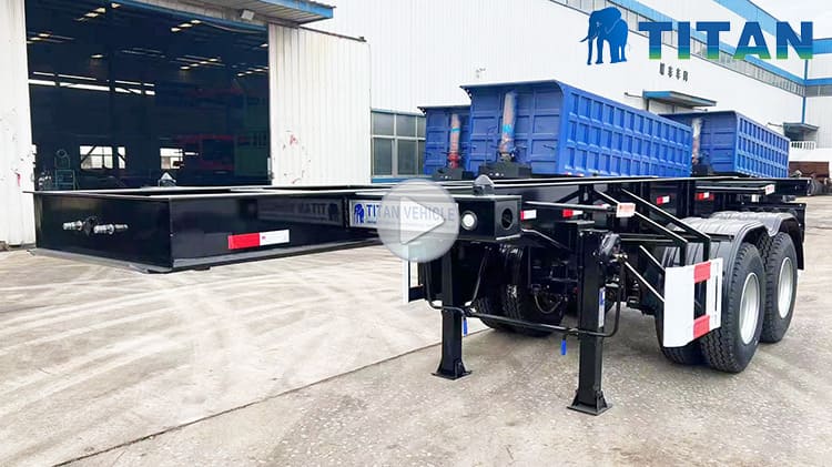2 Axle 20Ft Skeletal Trailer for Sale in Mozambique