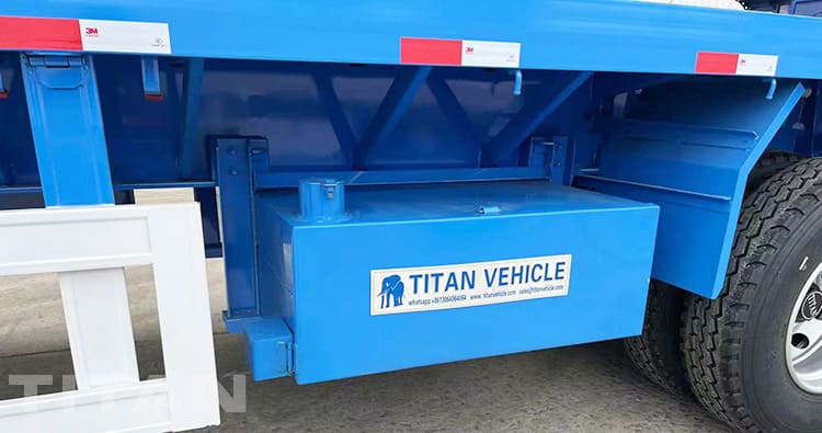 40Ft Semi Truck Trailer Flatbed 3 Axle for Sale in Tanzania Dar Es Salaam