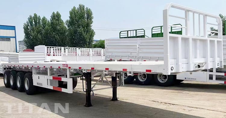 13M Quad Axle Flatbed Trailer for Sale in Namibia