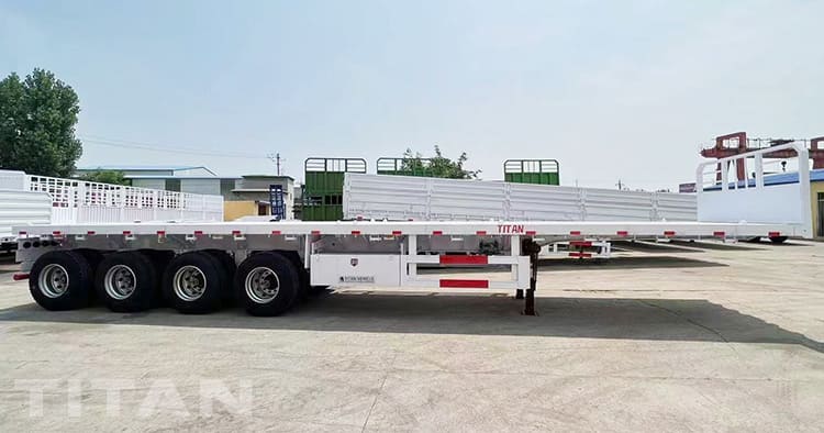 13M Quad Axle Flatbed Trailer for Sale in Namibia