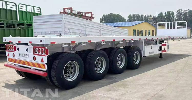 13M Quad Axle Flatbed Trailer for Sale in Namibia