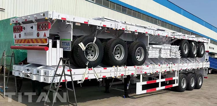 40 Ton Tri Axle Drop Side Semi Trailer for Sale in Zimbabwe