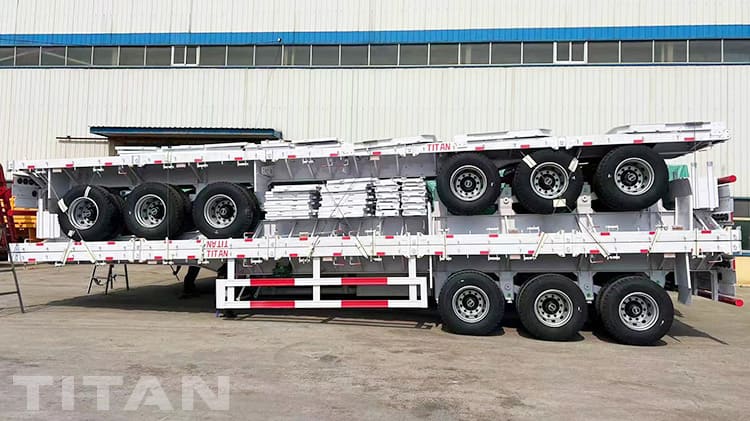 40 Ton Tri Axle Drop Side Semi Trailer for Sale in Zimbabwe