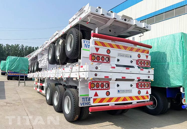40 Ton Tri Axle Drop Side Semi Trailer for Sale in Zimbabwe