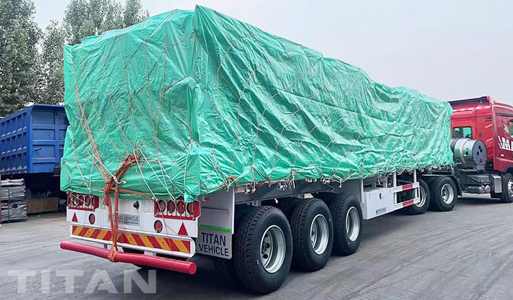 40 Ton Tri Axle Drop Side Semi Trailer for Sale in Zimbabwe