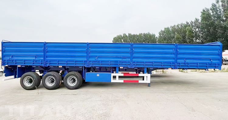 Tri Axle 50 Ton Flatbed with Removable Sides for Sale in Zambia