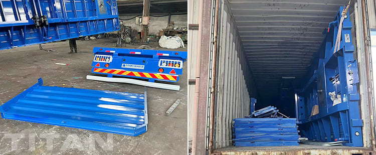 Tri Axle 50 Ton Flatbed with Removable Sides for Sale in Zambia