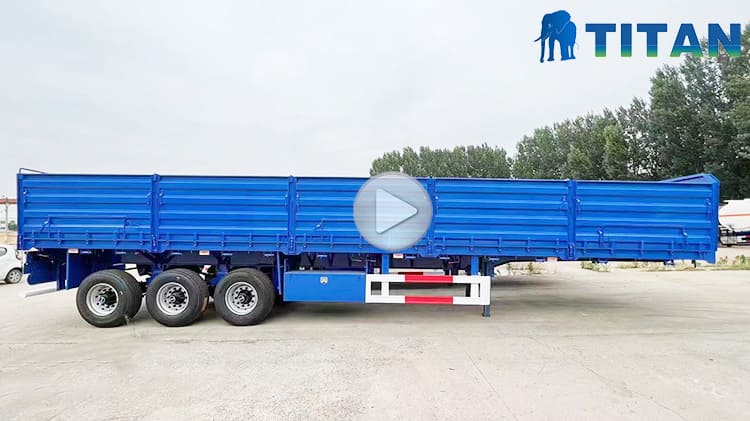 Tri Axle 50 Ton Flatbed with Removable Sides for Sale in Zambia