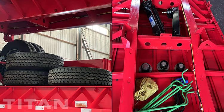 Tri Axle 40Ft Flatbed Trailer for Semi Trucks for Sale in Zimbabwe