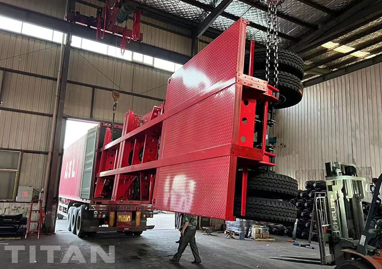 3 Axle Container Chassis 40Ft for Sale in Senegal