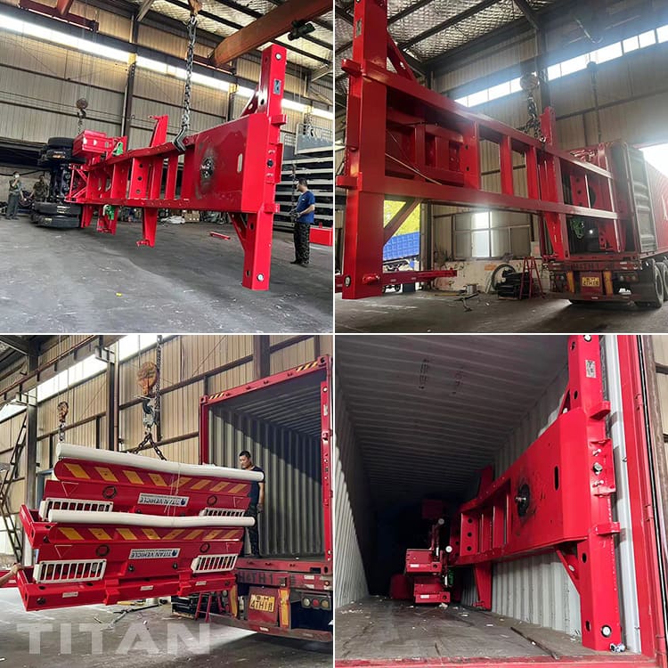 3 Axle Container Chassis 40Ft for Sale in Senegal