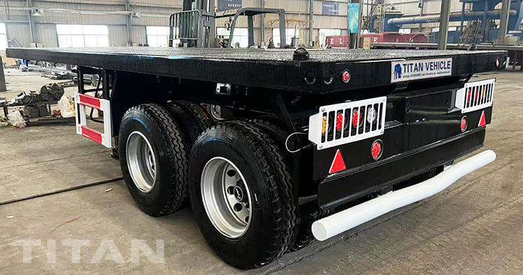 2 Axle 20 Foot Flatbed Trailer for Sale in Tanzania