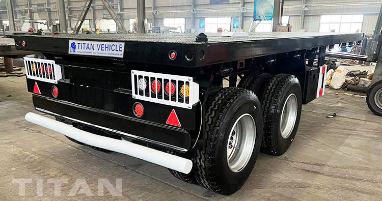 2 Axle 20 Foot Flatbed Trailer for Sale in Tanzania