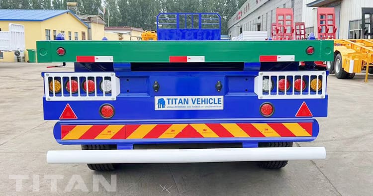 6 Wheeler 3 Axle Faltbed Truck Trailer for Sale in Kenya