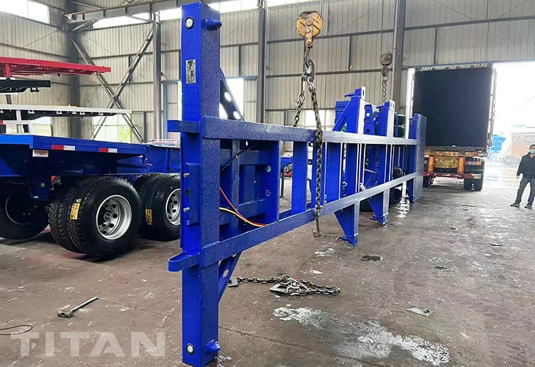 Tri Axle Container Chassis 40 Ft for Sale in El Salvador