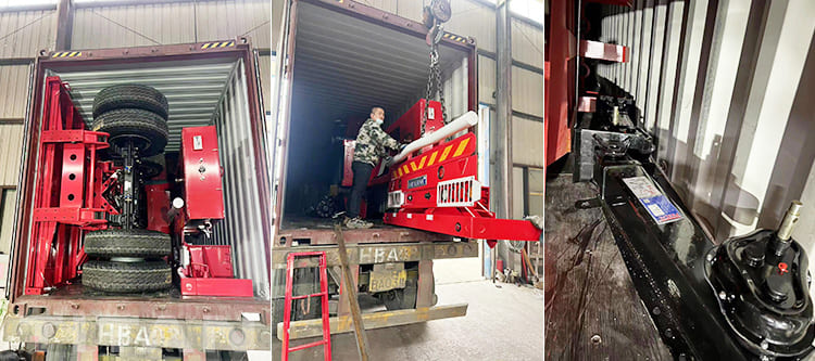 40 Feet Tri Axle Semi Flatbed Container Trailer for Sale in Uruguay
