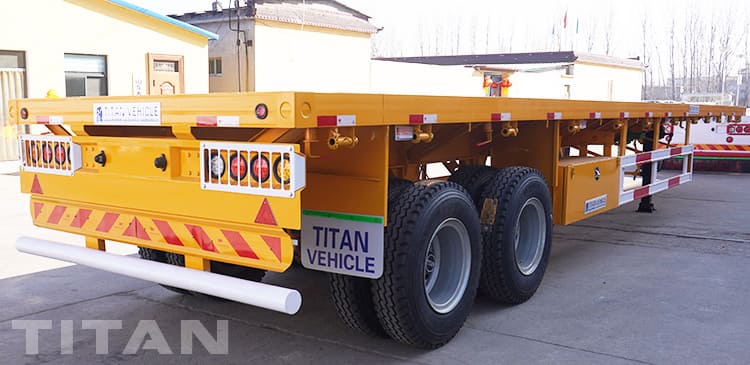 40Ft Two Axle Flatbed Trailer for Sale in Nigeria