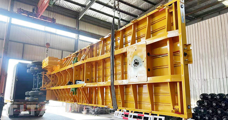 40Ft Two Axle Flatbed Trailer will be shipped to Nigeria