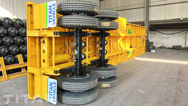 40Ft Two Axle Flatbed Trailer for Sale in Nigeria