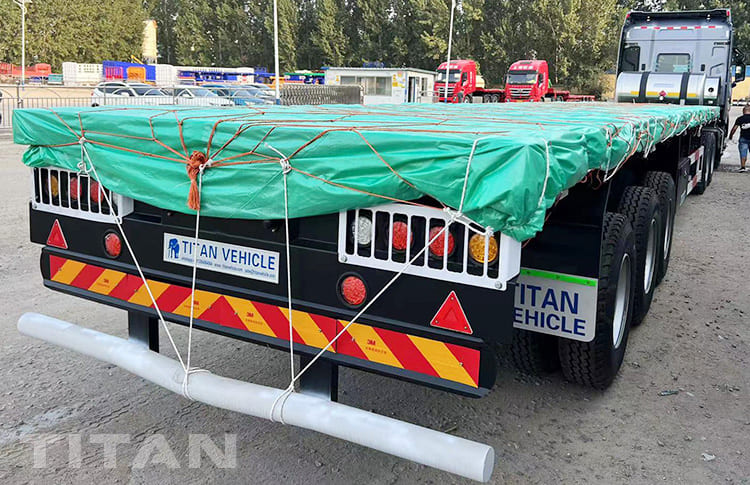 40Ft Tri Axle Flat Deck Trailer for Sale in Botswana