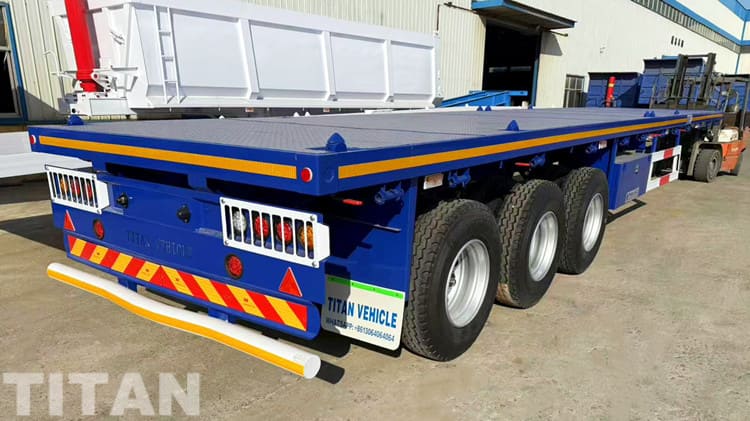 3 Axle 40 Feet Flatbed Trailer for Sale in Angola