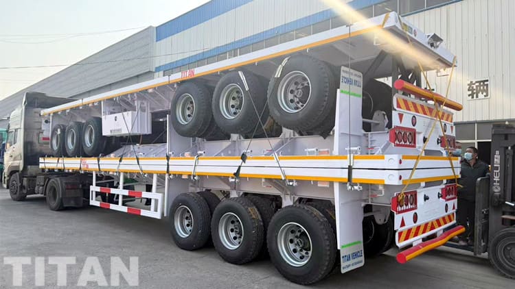 3 Axle 40 Ft Flatbed Trailer for Sale in Jamaica