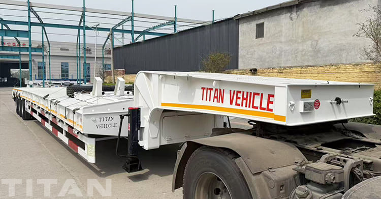 50 Ton Semi Low Loader Truck Trailer for Sale in Uruguay