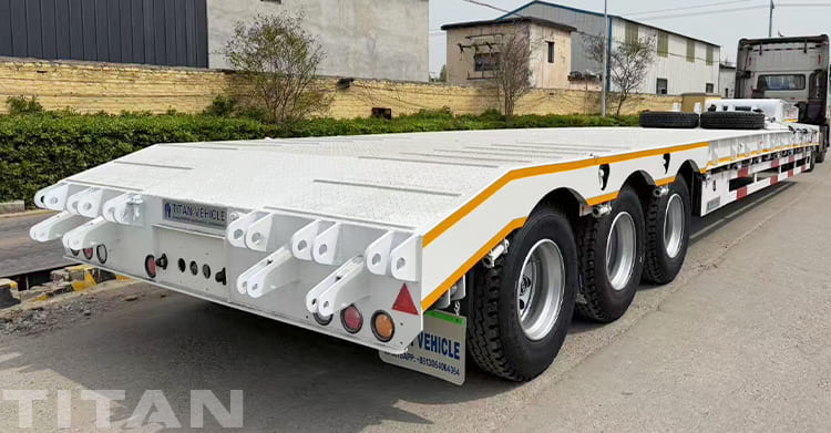50 Ton Semi Low Loader Truck Trailer for Sale in Uruguay