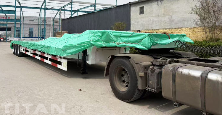 50 Ton Semi Low Loader Truck Trailer for Sale in Uruguay