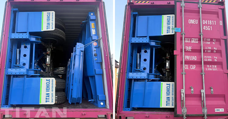 China Removable Side Wall Trailer for Sale in Angola