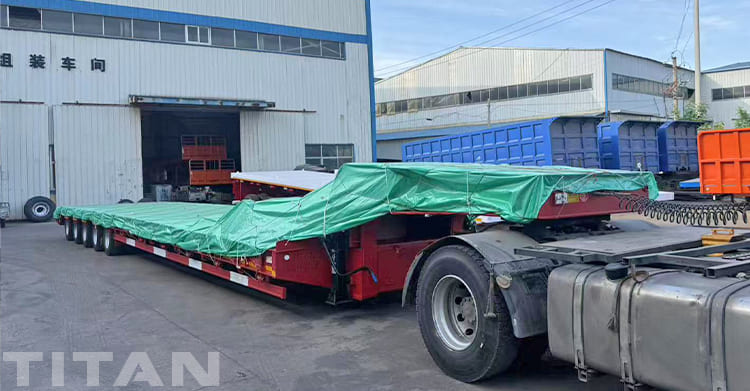 60 Tons Low Bed Trailer for Sale in Papua New Guinea