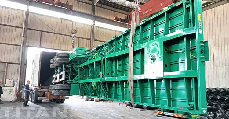 Tri Axle Flatbed Trailer Sizes for Sale in Tanzania