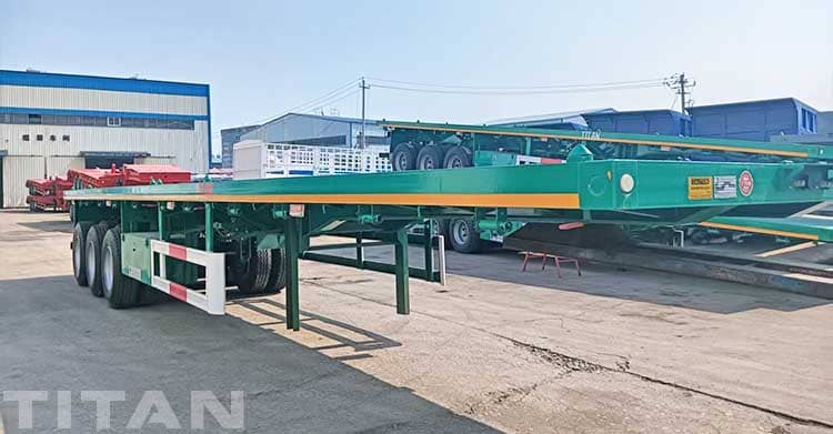 Tri Axle Flatbed Trailer Sizes for Sale in Tanzania
