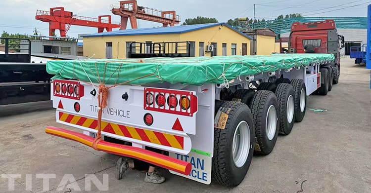 3 Axle Flatbed Semi Trailer for Sale in Zimbabwe